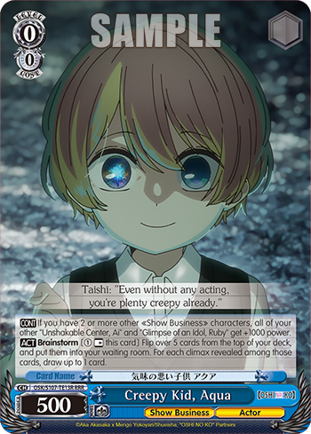 Creepy Kid, Aqua