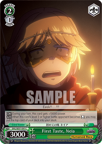 First Taste, Neia