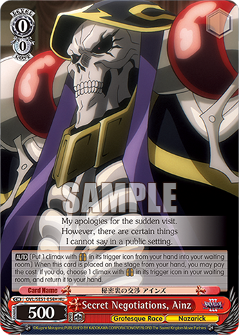 Secret Negotiations, Ainz