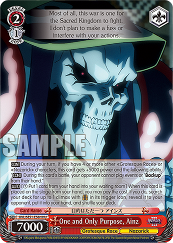 One and Only Purpose, Ainz