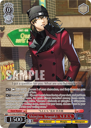 Shinjiro Aragaki: S.E.E.S.