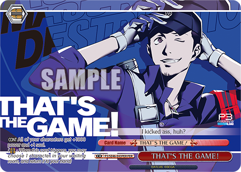THAT'S THE GAME!