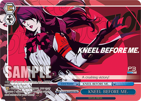 KNEEL BEFORE ME.