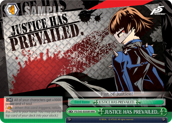 JUSTICE HAS PREVAILED.