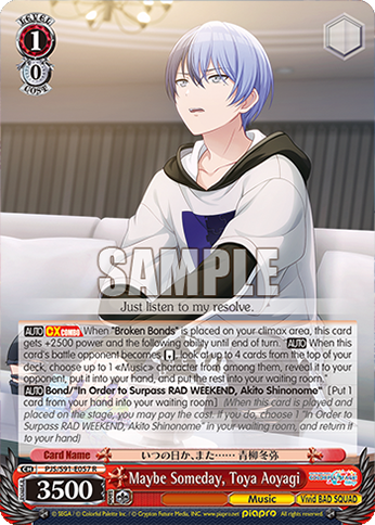 Maybe Someday, Toya Aoyagi