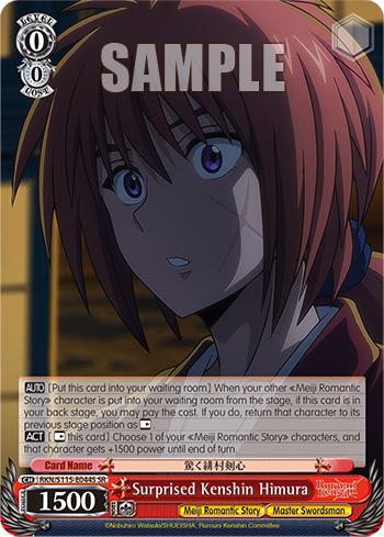 Surprised Kenshin Himura