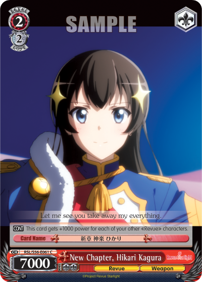 New Chapter, Hikari Kagura