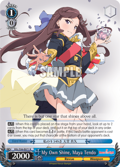 My Own Shine, Maya Tendo