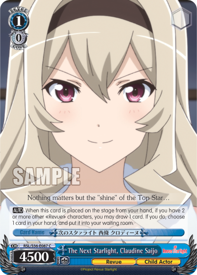 The Next Starlight, Claudine Saijo