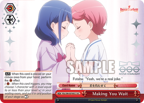 Making You Wait
