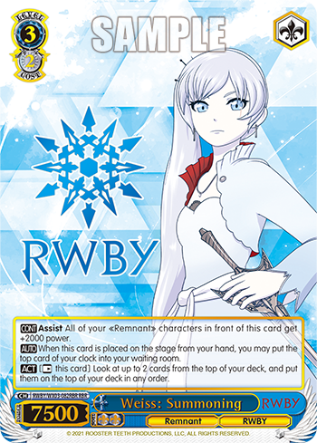 Weiss: Summoning