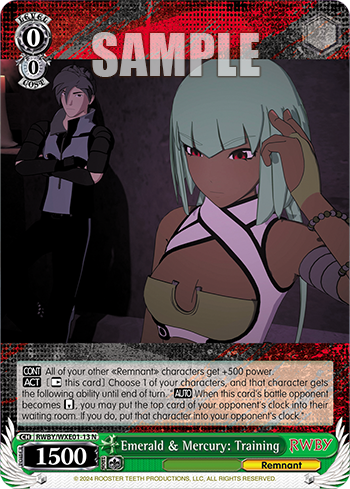 Emerald & Mercury: Training