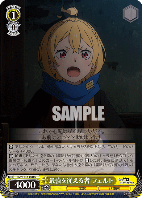 最強を従える者 フェルト