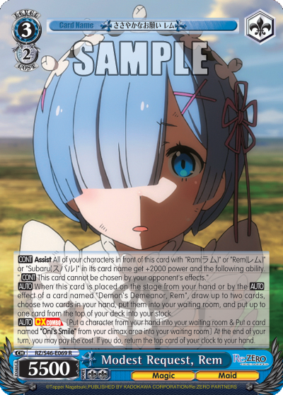 Modest Request, Rem