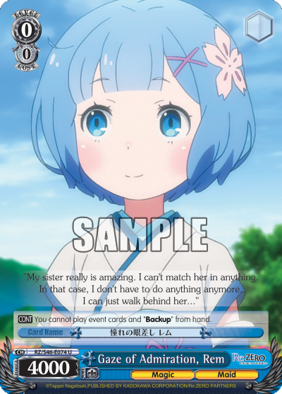 Gaze of Admiration, Rem