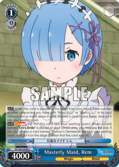 Masterly Maid, Rem