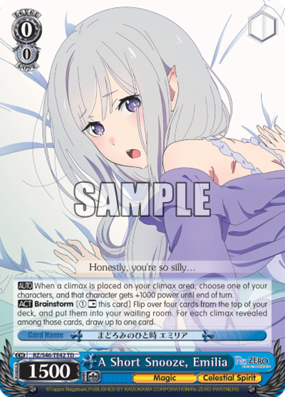 A Short Snooze, Emilia