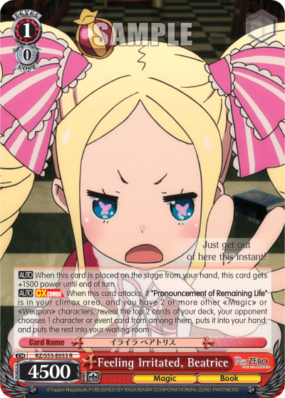 Feeling Irritated, Beatrice