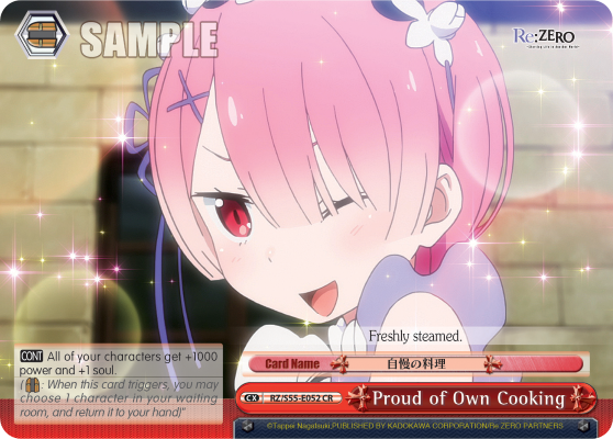 Proud of Own Cooking