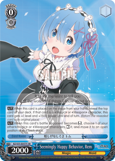 Seemingly Happy Behavior, Rem