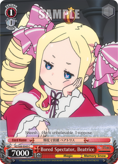 Bored Spectator, Beatrice