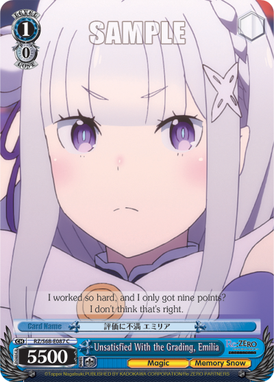 Unsatisfied With the Grading, Emilia