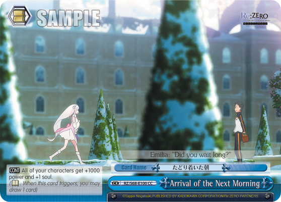Arrival of the Next Morning