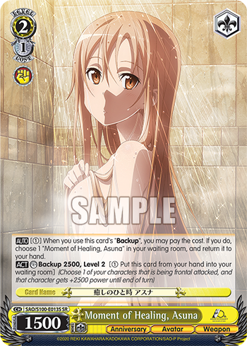 Moment of Healing, Asuna
