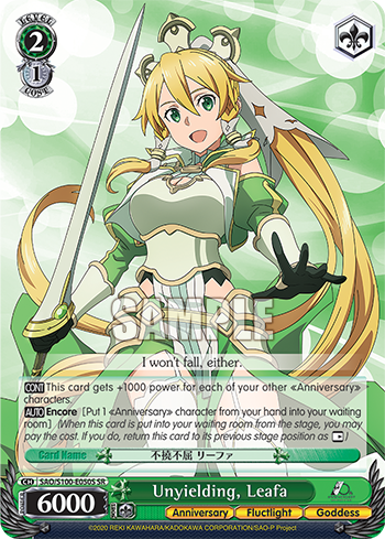 Unyielding, Leafa