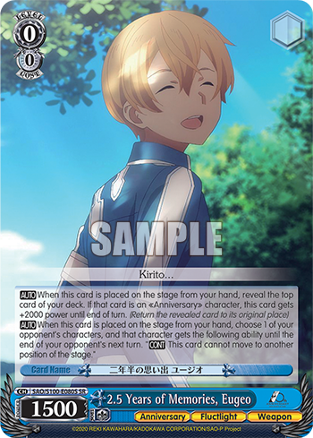 2.5 Years of Memories, Eugeo
