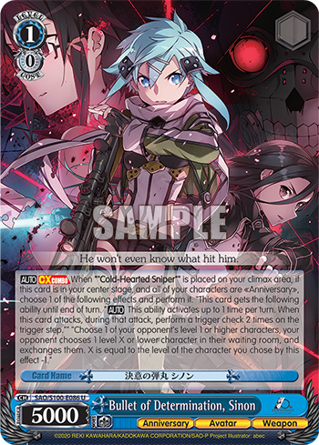 Bullet of Determination, Sinon