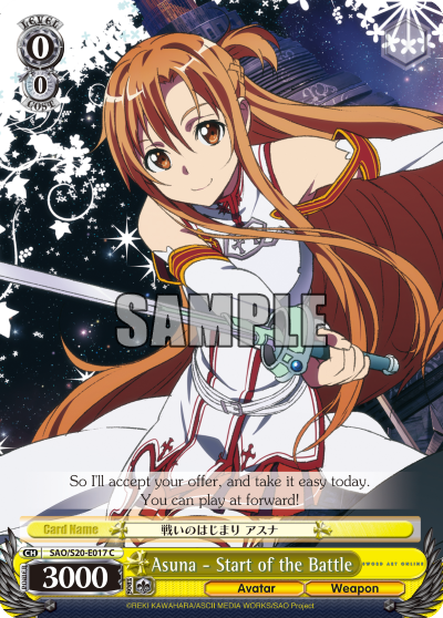 Asuna - Start of the Battle