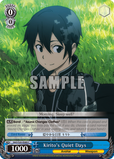 Kirito's Quiet Days