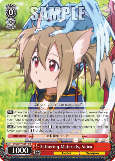 Gathering Materials, Silica