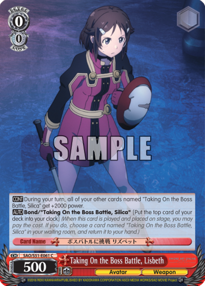 Taking On the Boss Battle, Lisbeth