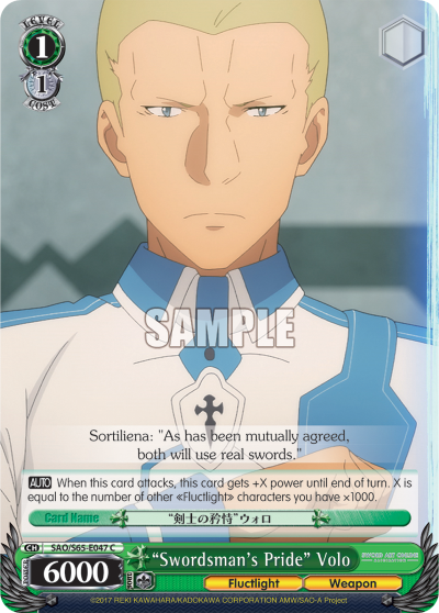 "Swordsman's Pride" Volo