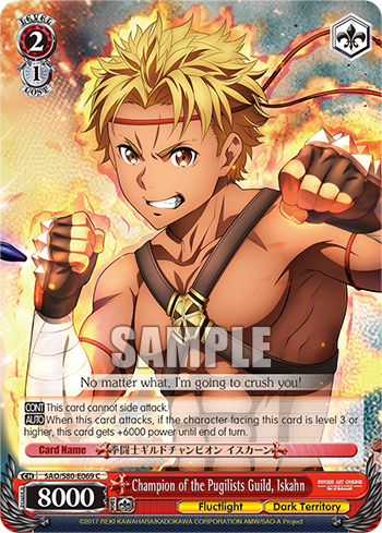 Champion of the Pugilists Guild, Iskahn