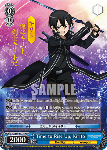Time to Rise Up, Kirito