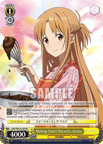 Making Sweet Desserts, Asuna
