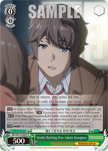 Gently Watching Over, Sakuta Azusagawa