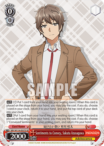 Sentiments to Convey, Sakuta Azusagawa