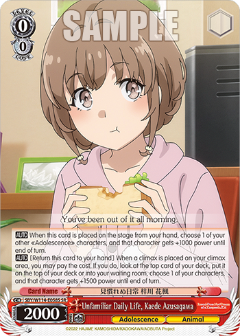 Unfamiliar Daily Life, Kaede Azusagawa