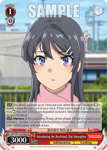 Introducing the Boyfriend, Mai Sakurajima