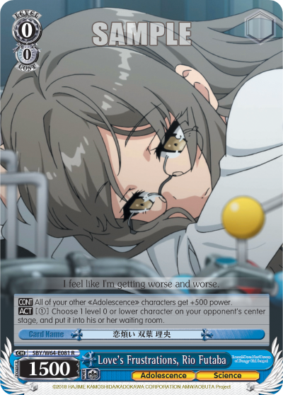Love's Frustrations, Rio Futaba