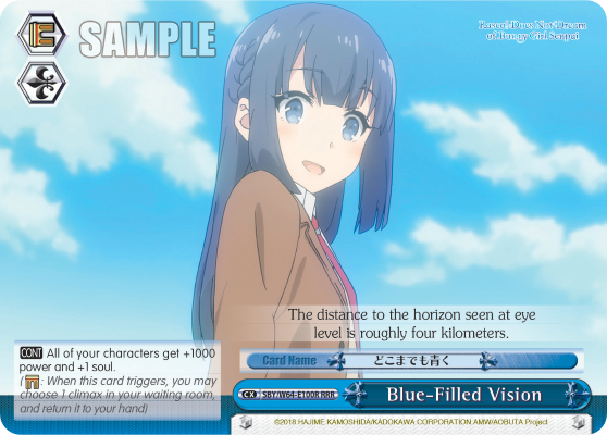 Blue-Filled Vision