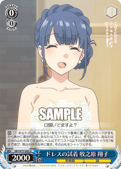 ドレスの試着 牧之原 翔子