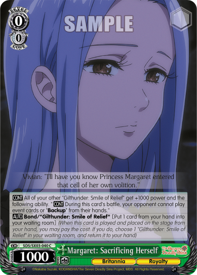 Margaret: Sacrificing Herself