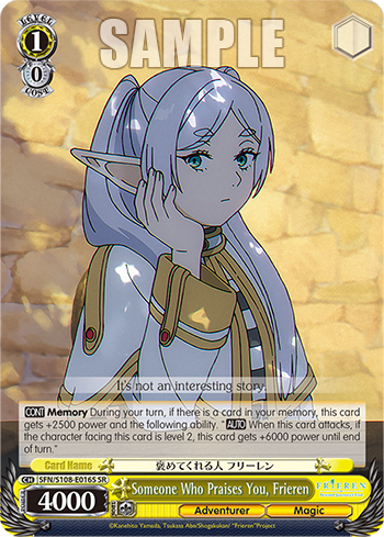Someone Who Praises You, Frieren