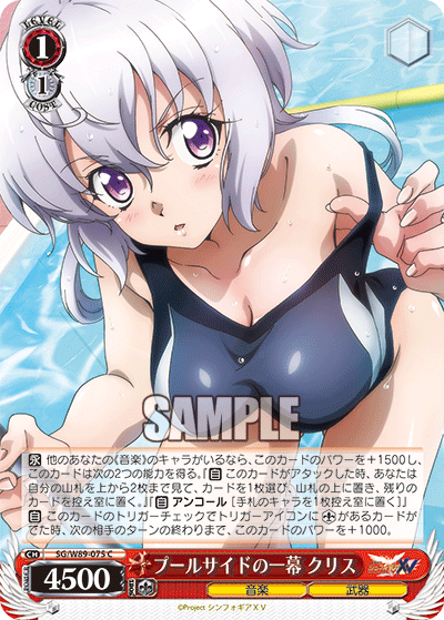 プールサイドの一幕 クリス