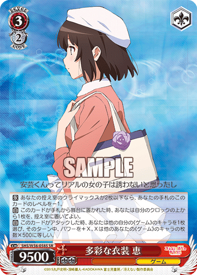 多彩な衣装 恵